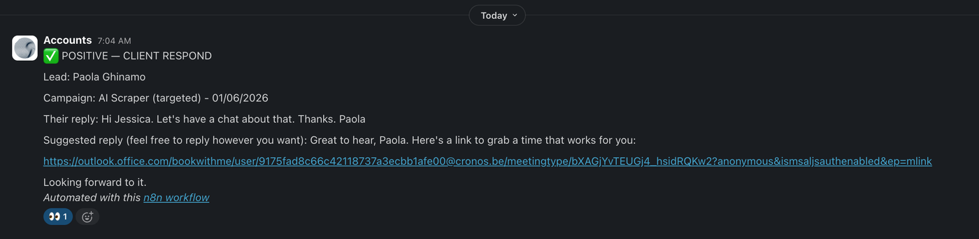 Slack positive-response alert 1